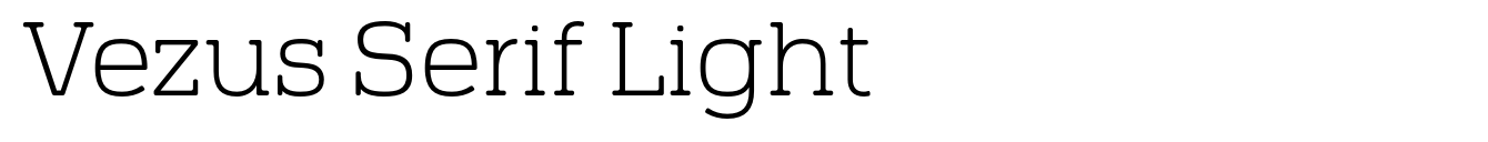 Vezus Serif Light